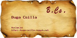 Buga Csilla névjegykártya